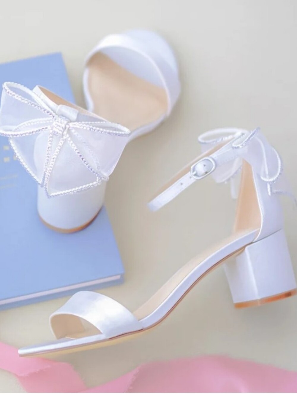 Kate Whitcomb London Heels in Ivory Size 9 Shoes